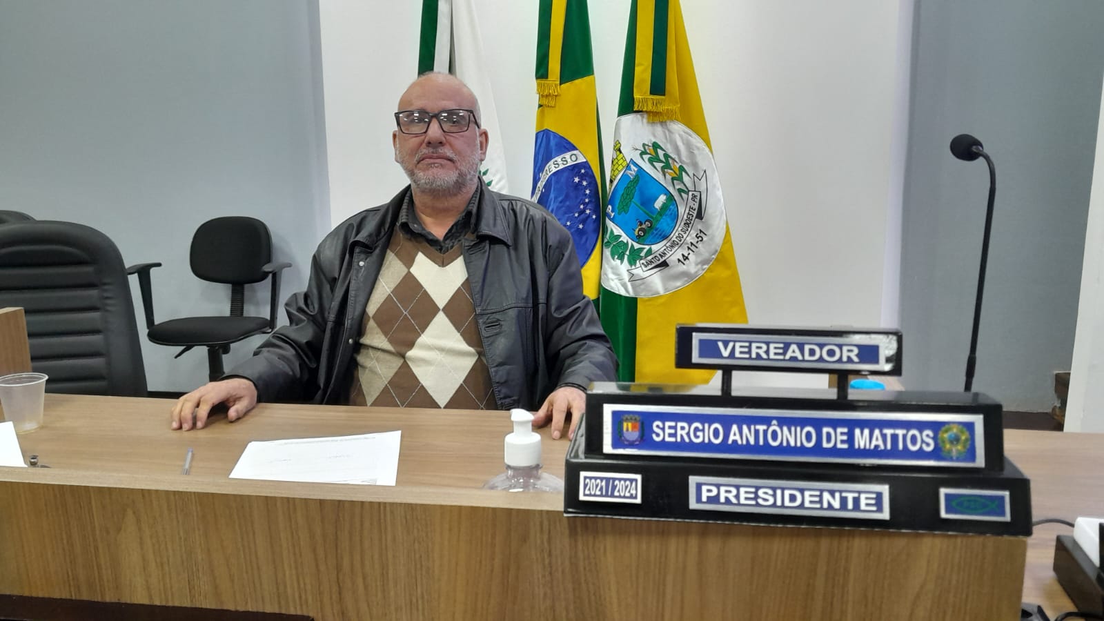 Vereador Sérgio Mattos avalia primeiro semestre frente a presidência do legislativo santo-antoniense